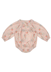 Valentine Romper - Piggy pink