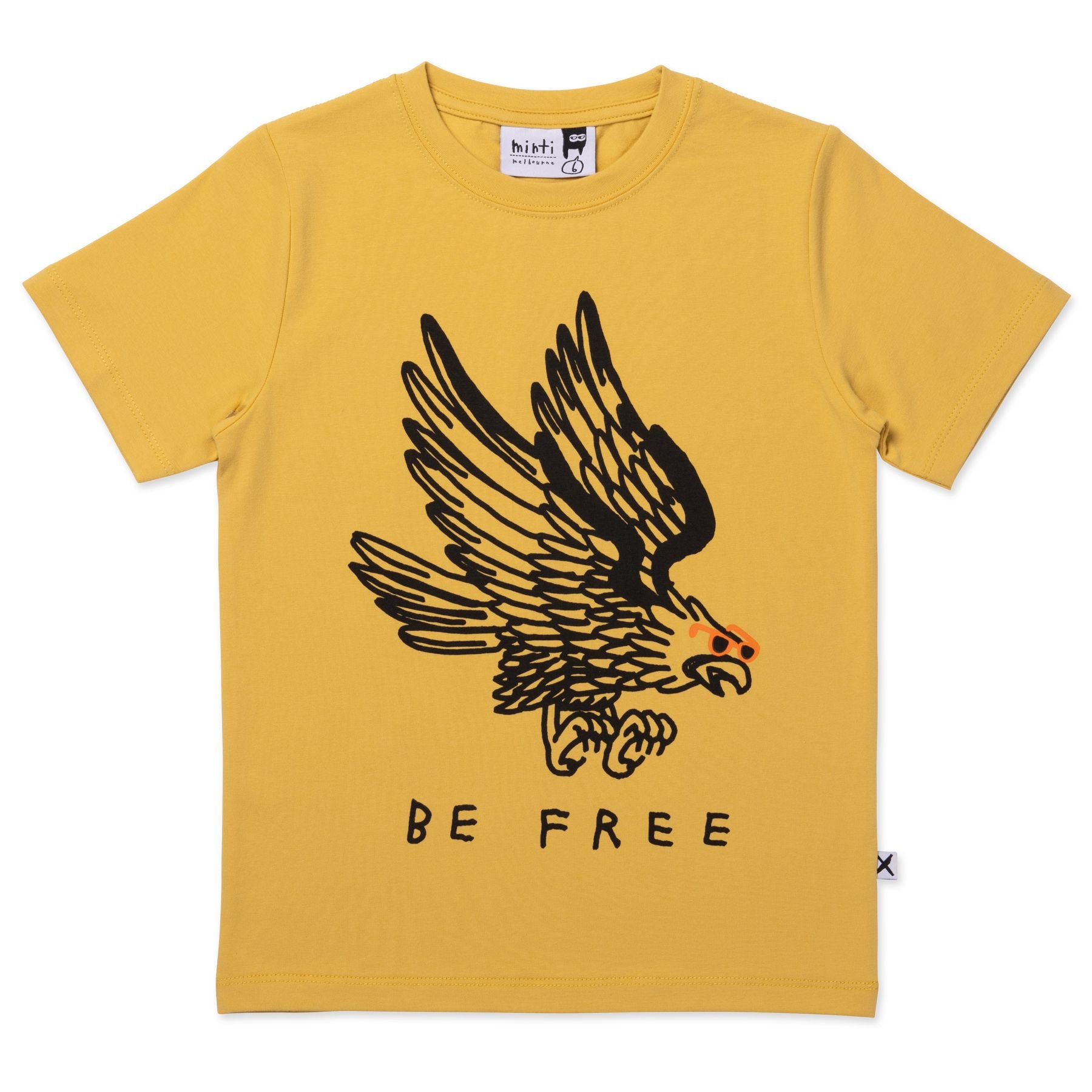 Be Free Tee - Dull Yellow