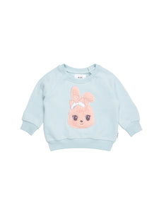 Fur Bunny Sweatshirt | Sky