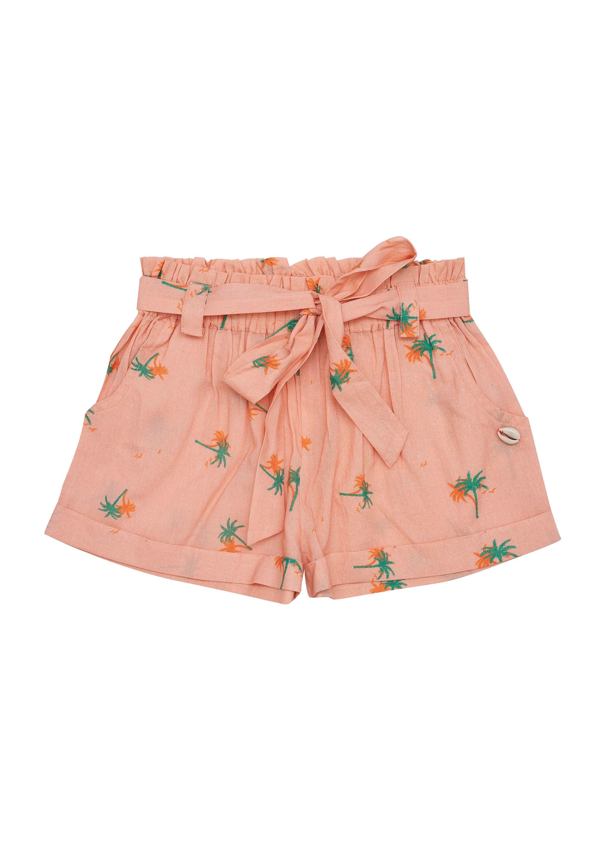 Frankie shorts - Tropical peach